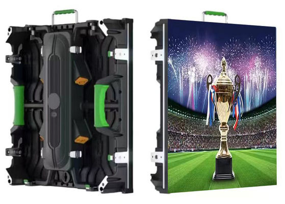 RoHS LED Video Duvar Kiralama Eğri Kilit HD Tam Renkli LED Ekran