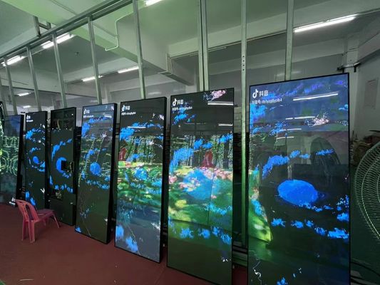 Alüminyum Demir Çelik LED Poster Ekranı 960*1920 LED Ekranı P2.5 İç mekan 3840hz IP56