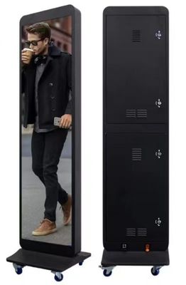 P2.5 Demir Kabine LED Poster Ekran Akıllı LED Ekranı 640*1600 3840hz İç mekan
