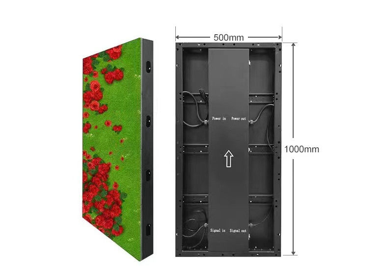 IP68 LED Yer Ekranı Tile LED Yer Ekranı P3.91 500x1000mm 1920hz 2 ton basınç