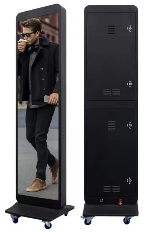 P2.5 Demir Kabine LED Poster Ekran Akıllı LED Ekranı 640*1600 3840hz İç mekan